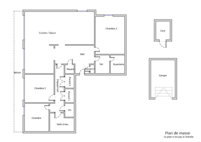 Appartement - 97 m² - 4 pièces