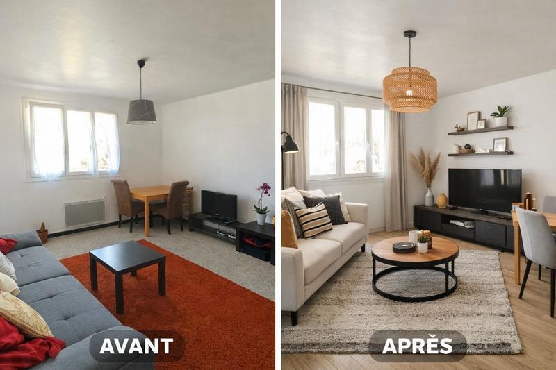 Appartement - 56 m² - 3 pièces