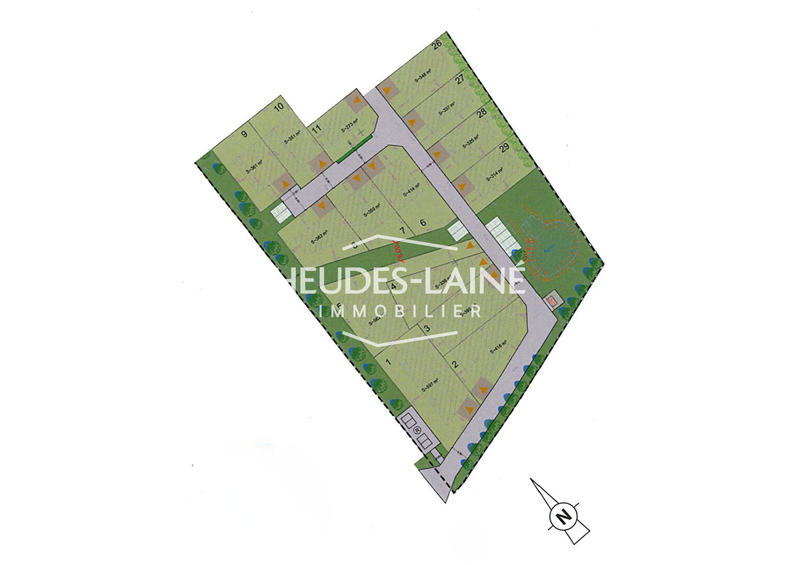 Terrain - 414 m²