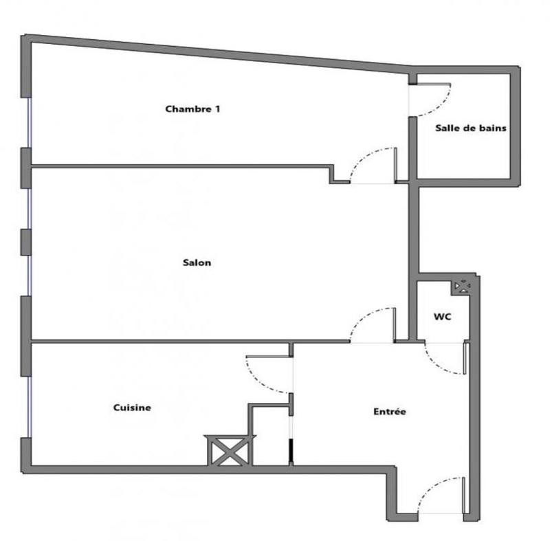 Appartement - 47 m² - 2 pièces