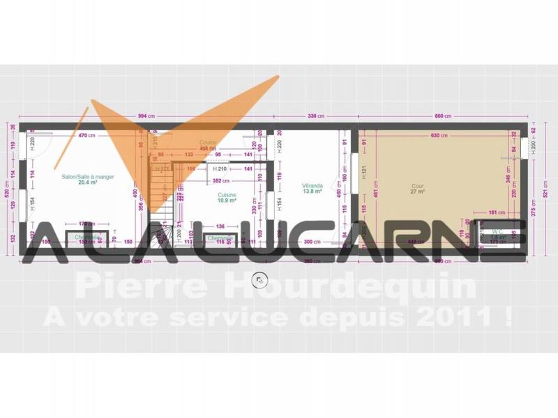 Maison - 76 m² - 3 pièces