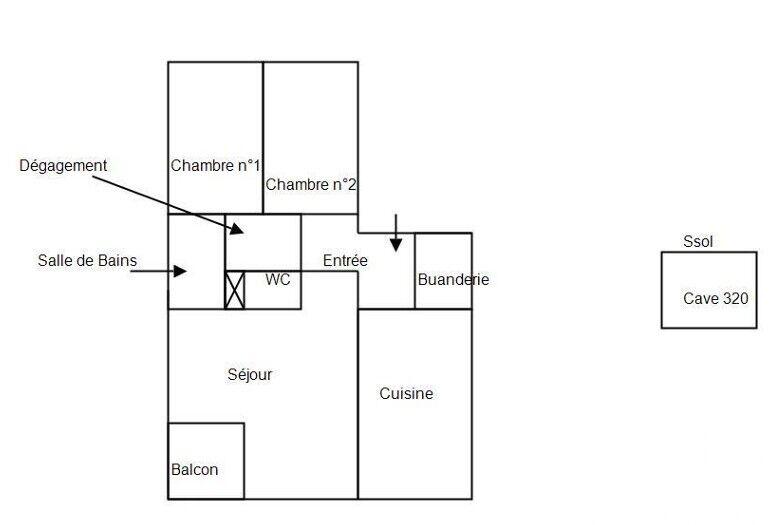 Appartement - 79 m² - 3 pièces
