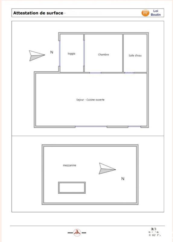 Appartement - 32 m² - 2 pièces