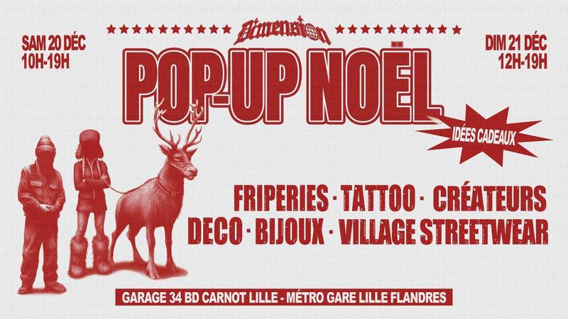 Pop-up de Noël à Lille : marché de noël urbain et idées cadeaux avec Dimension