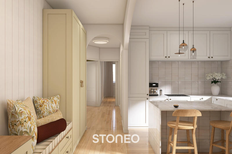 Appartement ancien - 72 m² - 3 pièces