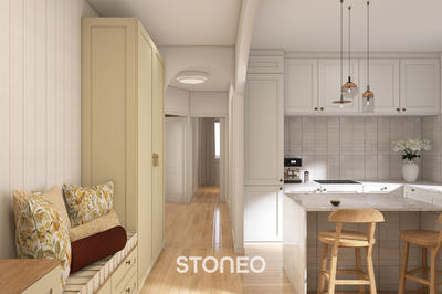 Appartement ancien - 72 m² - 3 pièces