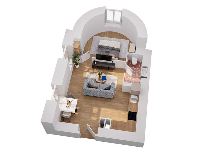 Appartement - 34 m² - 2 pièces