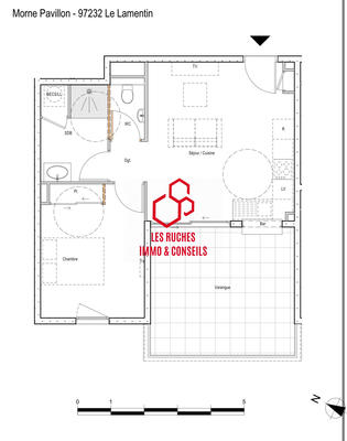 Appartement - 45 m² - 2 pièces