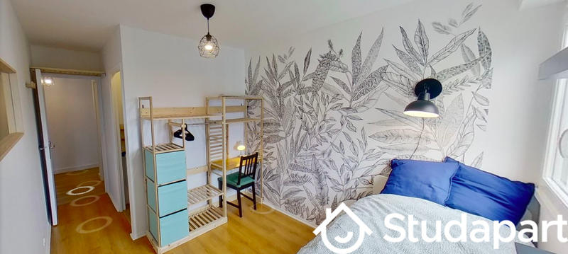 Chambre - 11 m² - 1 pièce