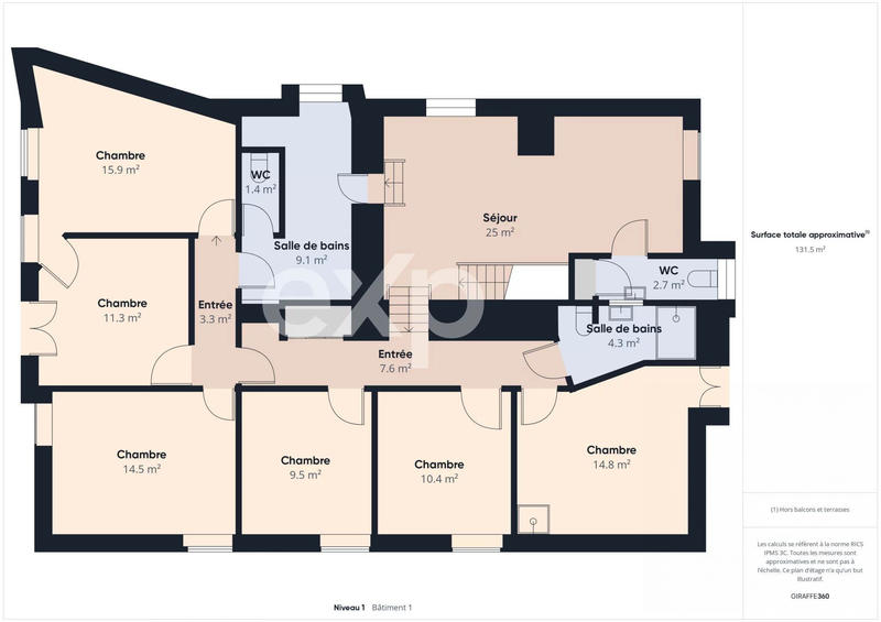 Maison - 275 m² - 10 pièces