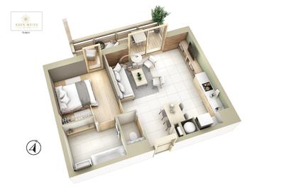 Appartement - 44 m² - 2 pièces