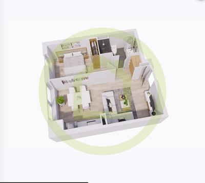 Appartement - 44 m² - 2 pièces