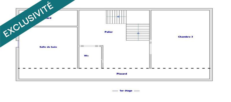 Maison - 92 m² - 5 pièces