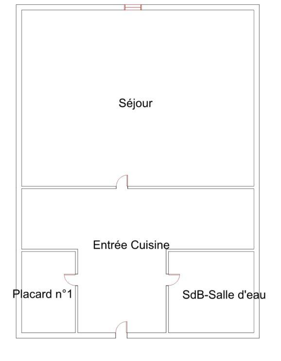 Studio - 17 m² - 1 pièce