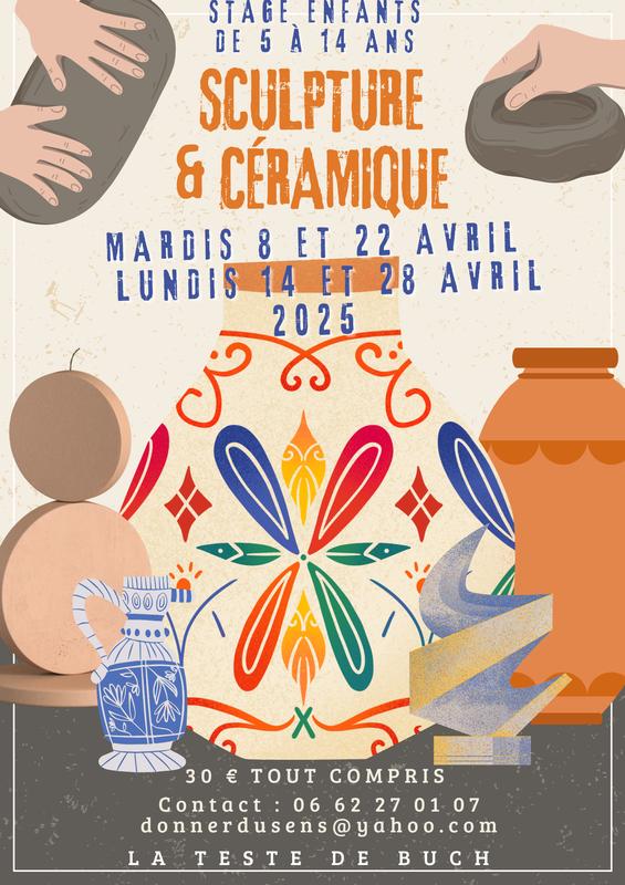 Travail de l'Argile - Stages enfants/ados