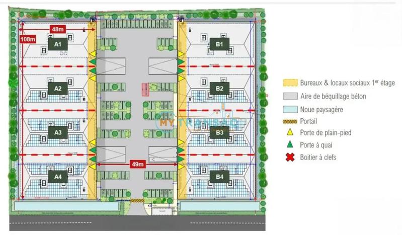 Local d'activité / Entrepôt - 12 211 m²