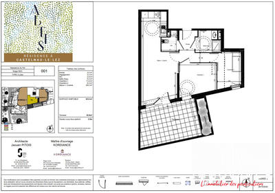 Appartement - 64 m² - 3 pièces