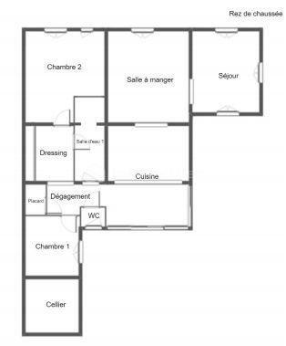 Maison ancienne - 120 m² - 7 pièces