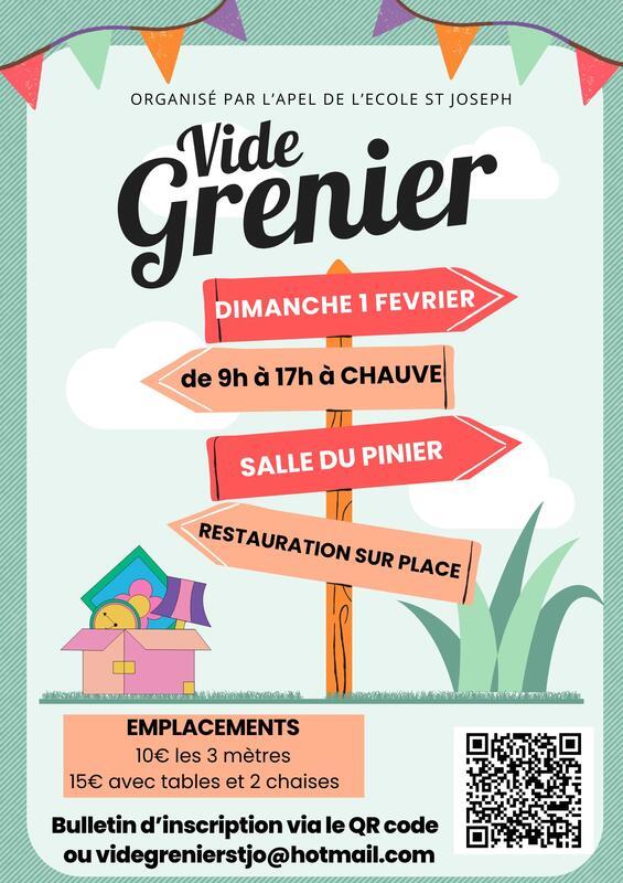 Vide grenier de l'école st joseph