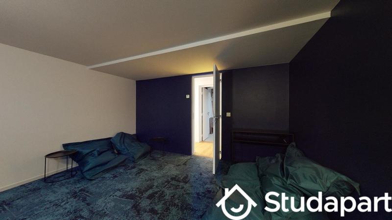 Chambre - 12 m² - 1 pièce