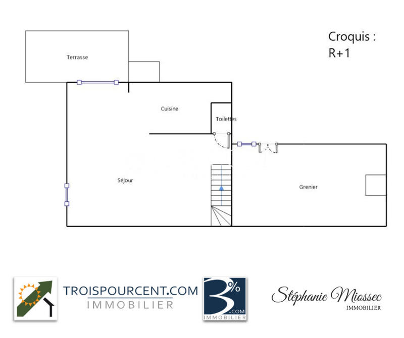 Maison en pierre - 122 m² - 4 pièces