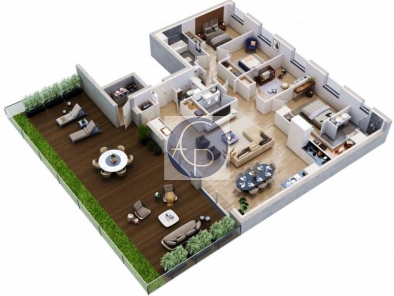 Appartement - 90 m² - 4 pièces