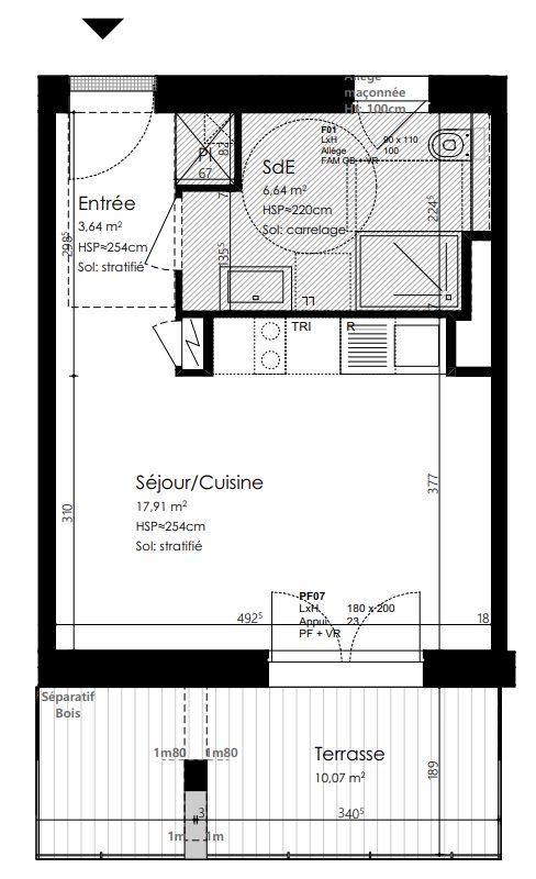 Appartement - 29 m² - 1 pièce