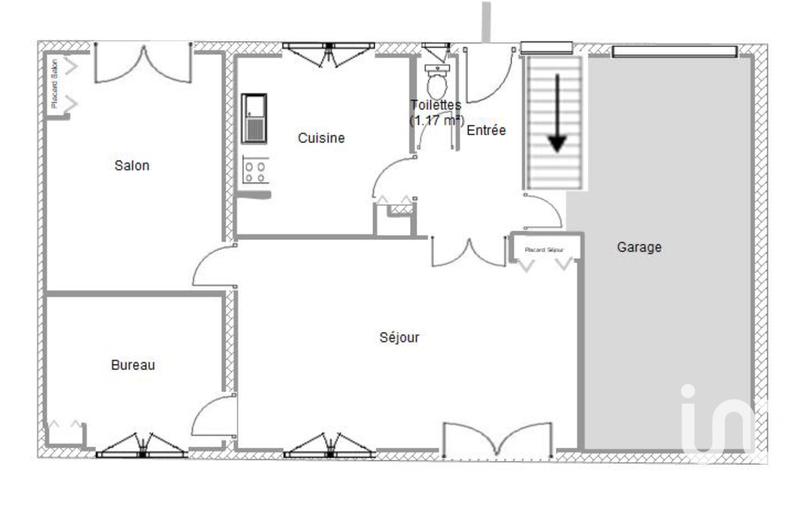 Maison - 129 m² - 8 pièces