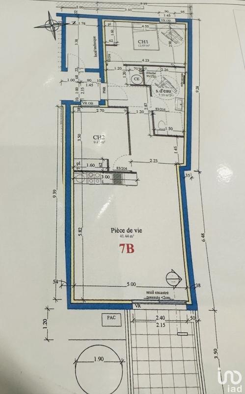 Appartement - 71 m² - 3 pièces