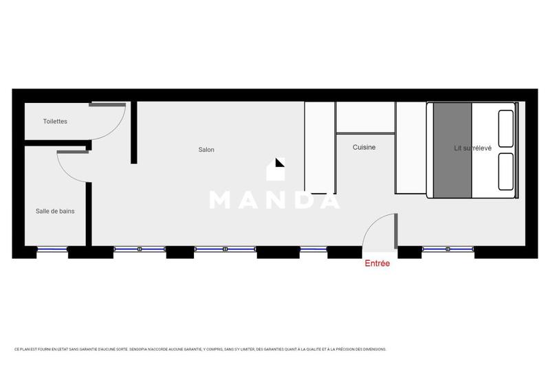 Studio - 26 m² - 1 pièce