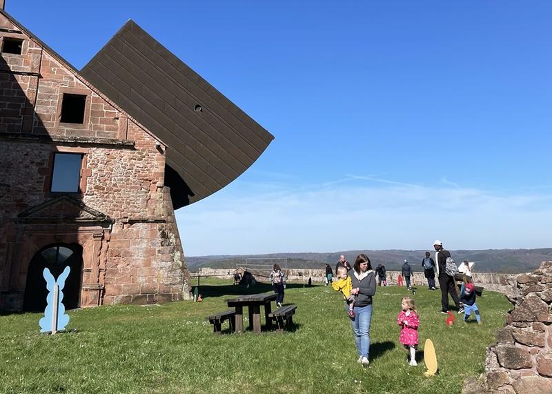 Chasse aux œufs au château de Lichtenberg
