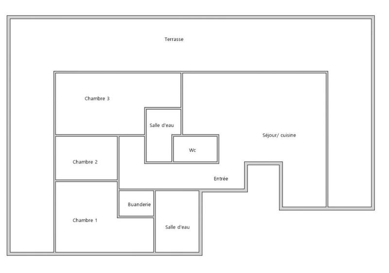 Appartement - 101 m² - 4 pièces