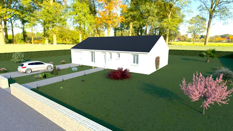 Maison - 90 m² - 5 pièces