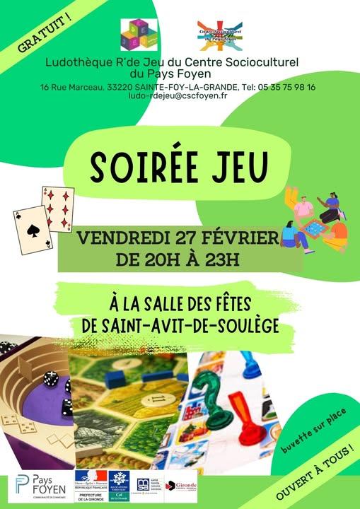 Soirée jeux de société avec la Ludothèque