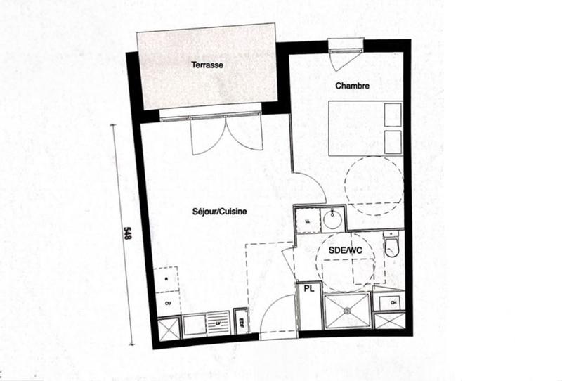 Appartement - 39 m² - 2 pièces