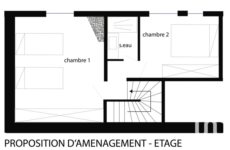 Appartement - 46 m² - 3 pièces