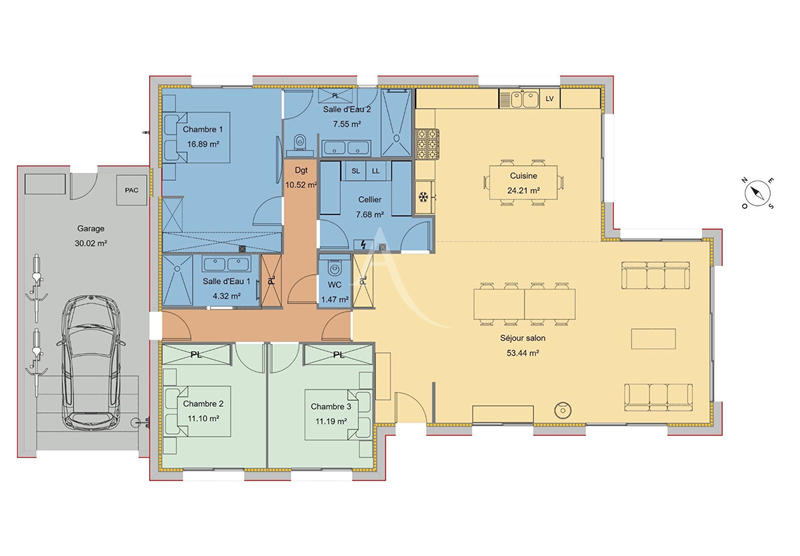 Maison - 148 m² - 4 pièces