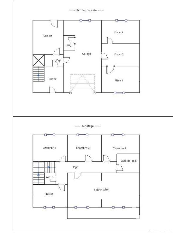 Maison - 120 m² - 7 pièces