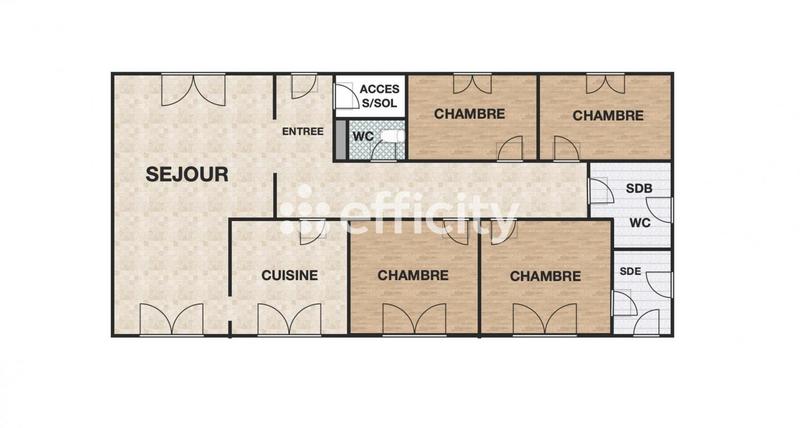 Maison - 110 m² - 6 pièces