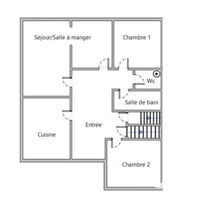 Maison - 103 m² - 6 pièces