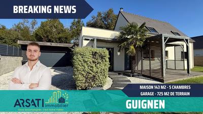 Maison contemporaine - 143 m² - 6 pièces