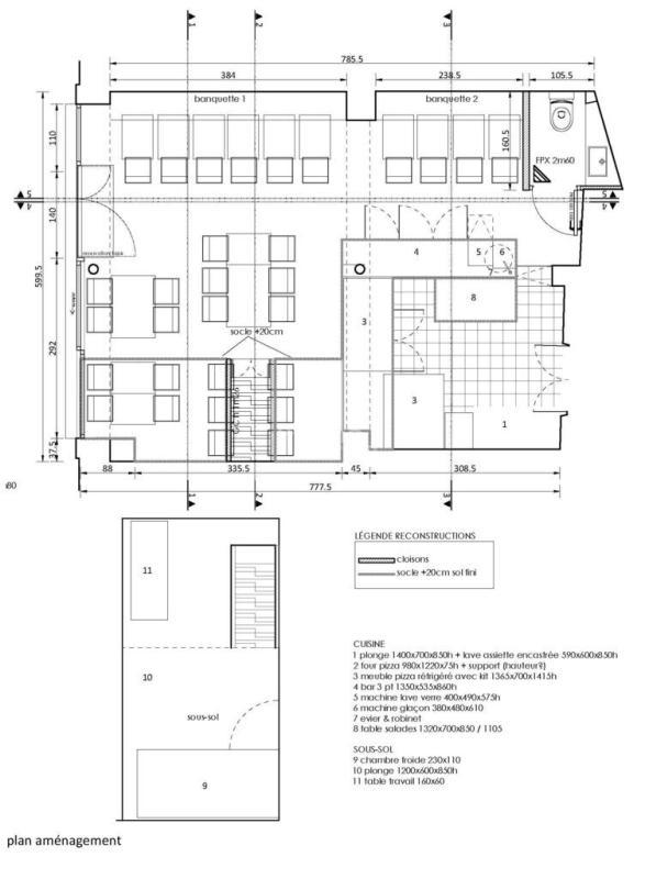 Fonds de commerce - Bureau - 65 m²