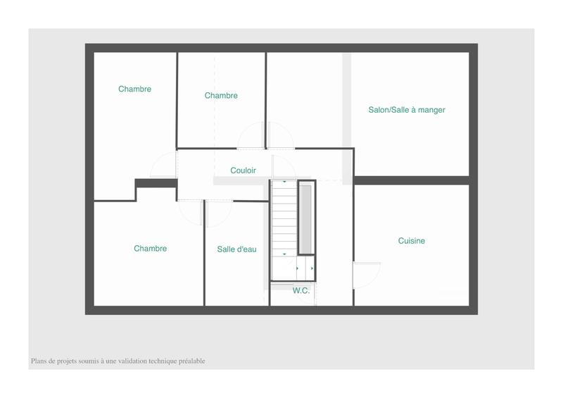 Maison - 97 m² - 6 pièces