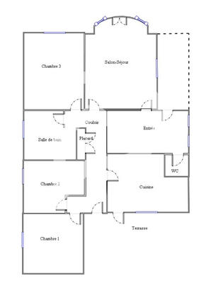 Maison - 113 m² - 4 pièces