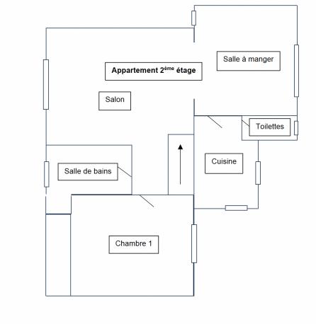 Duplex - 83 m² - 3 pièces