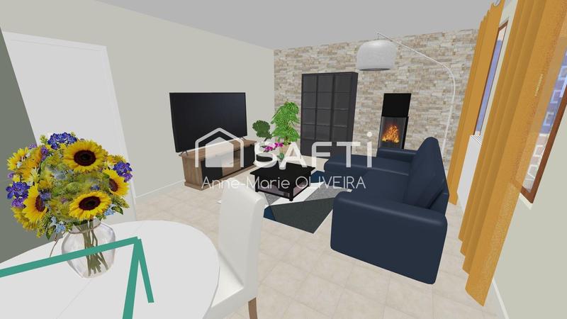 Maison - 85 m² - 3 pièces