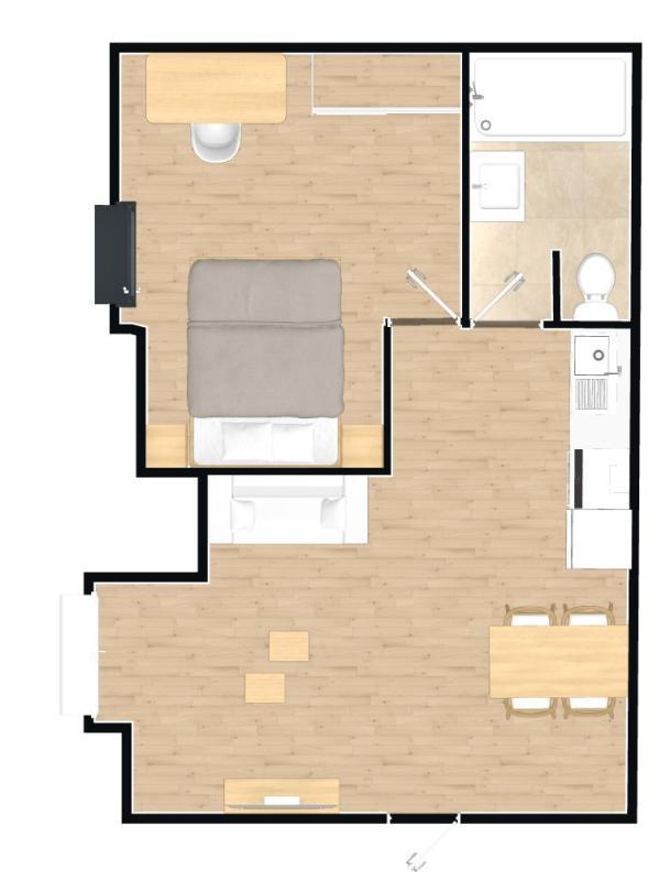 Appartement - 37 m² - 2 pièces