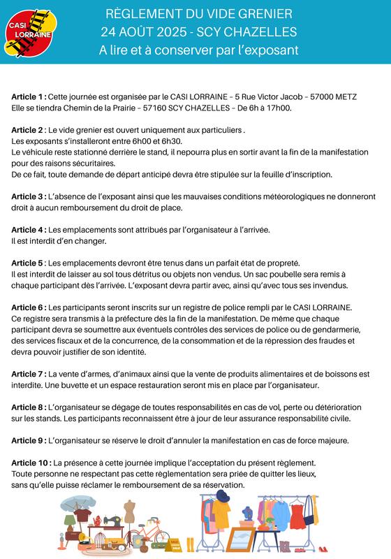 Vide grenier casi lorraine