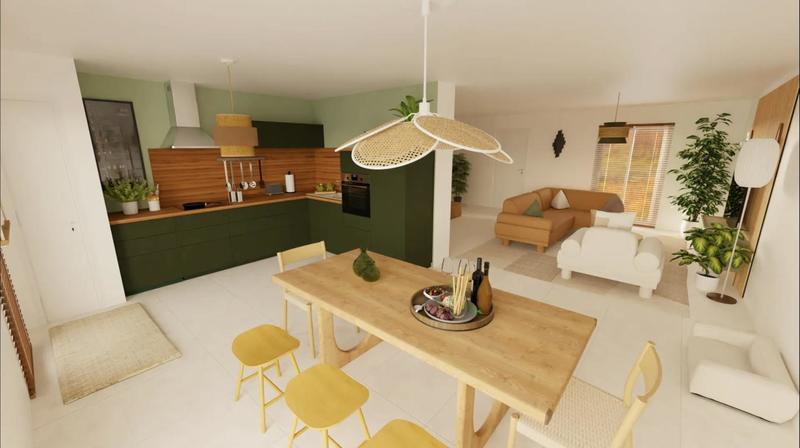 Maison - 60 m² - 3 pièces