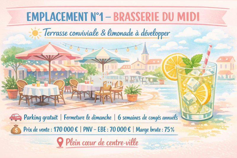 Fonds de commerce - Hôtellerie / Restauration - 90 m²